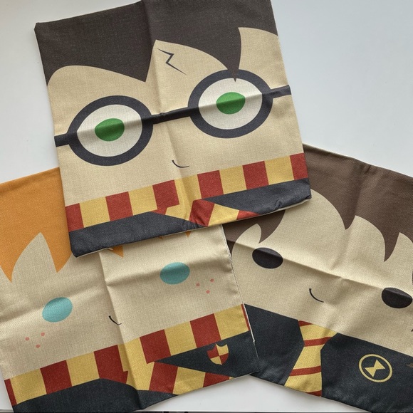 Other - Brand New Harry Potter Cushion Covers (set of 3)